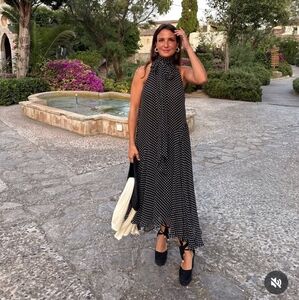 Zara polka dot dress